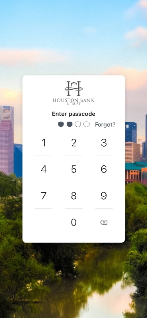 Apple online banking screenshot
