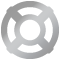 silver life saver icon