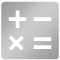silver calculator icon