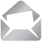 silver envelope icon